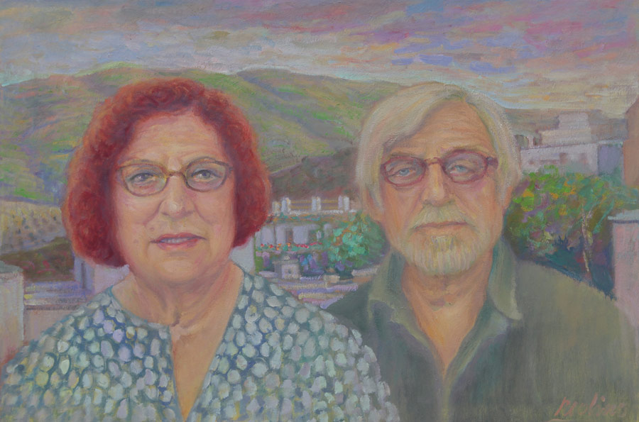 Retrato de Cati y Juan